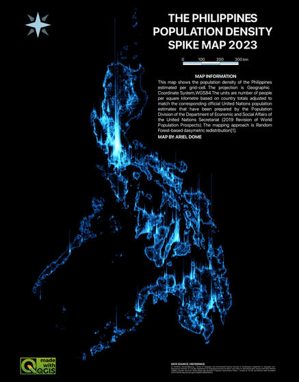 Pop Spike Map in QGIS