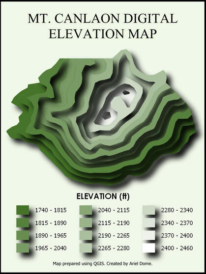 Elevation Model Map