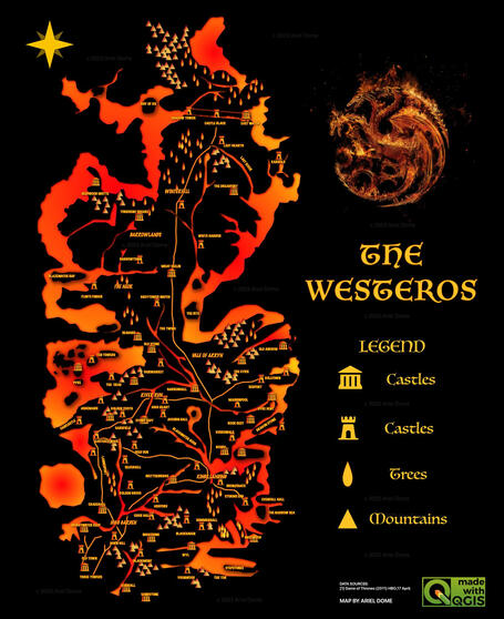 Fantasy Map: Westeros