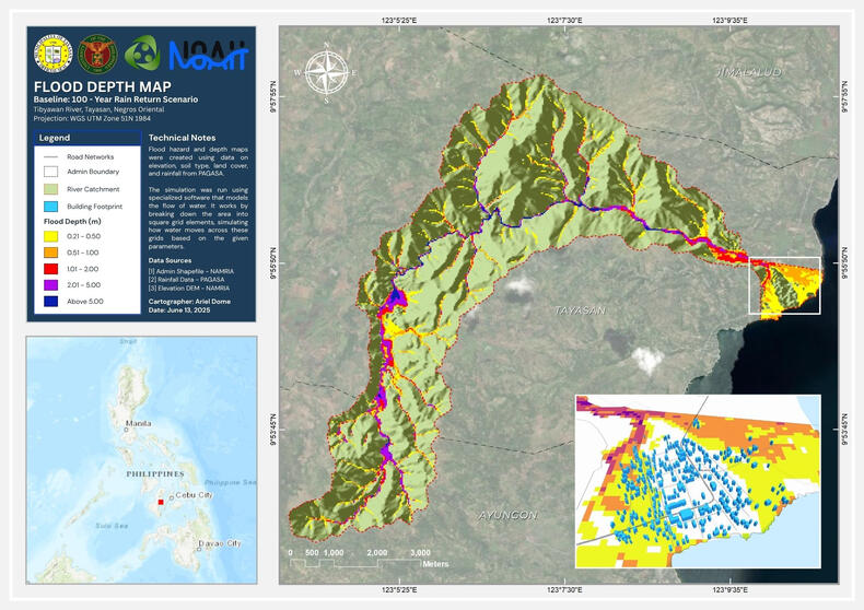 Flood Depth Map